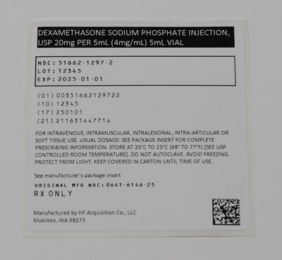 Pouch Labeling (00351662129722 Dexamethasone Pouch Label)